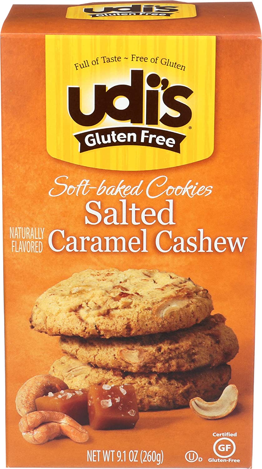 Udi's Gluten Free Seaslt Caramel Cshw Cookie (6 Pack)